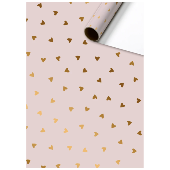Geschenkpapier „Naomi“ | 70 cm × 1,5 m, 76 g/m², hellrosa
