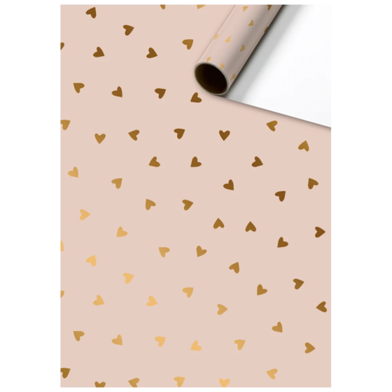 Geschenkpapier „Naomi“ | 70 cm × 1,5 m, 76 g/m², hellrosa