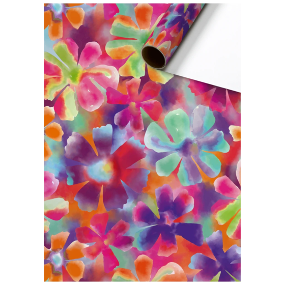 Papier cadeau « Loe » | 70 cm × 1,5 m, 76 g/m², coloré/bigarré