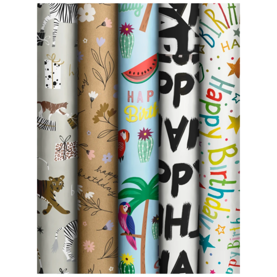 Geschenkpapier „Make a Wish“ | sortiert