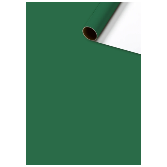 Geschenkpapier „Uni Plain“ One Colour | 70 cm × 2 m, 80 g/m², dunkelgrün