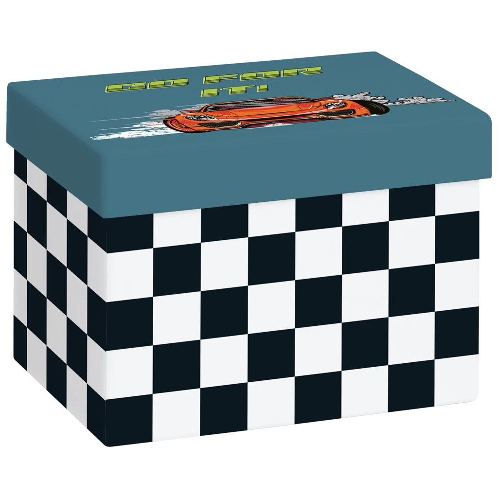 Geschenkbox „Schorsch“ | 12×12×16,5 cm, 120 g/m²