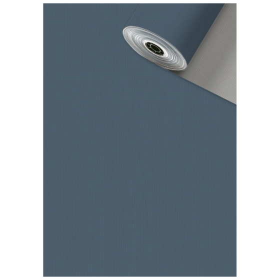 Geschenkpapier Sécaré-Rolle „Uni Duplo“ | 30 cm × 250 m, 70 g/m², blau/silber