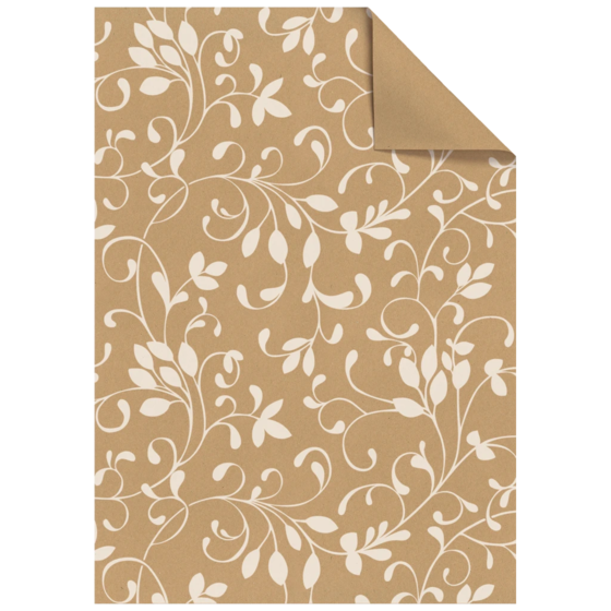 Geschenkpapier-Bogen „Miron“ | 100×70 cm, 70 g/m², braun