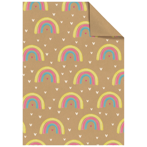 Geschenkpapier-Bogen „Chilly“ | 50×70 cm, 70 g/m², braun