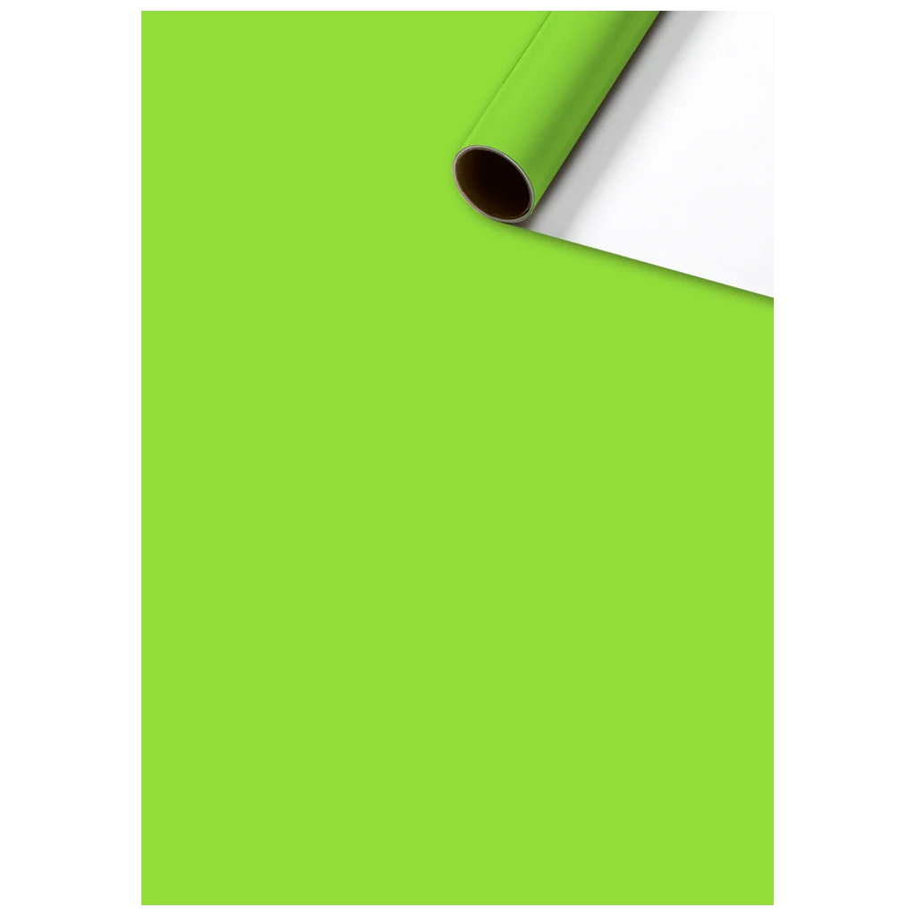 Gift Wrapping Paper “Uni Plain” One Colour | 70 cm × 2 m, 80 gsm, light green