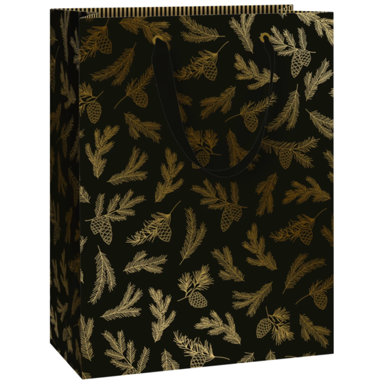 Geschenktasche „Mariola“ | 23×30×13 cm, 250 g/m², schwarz