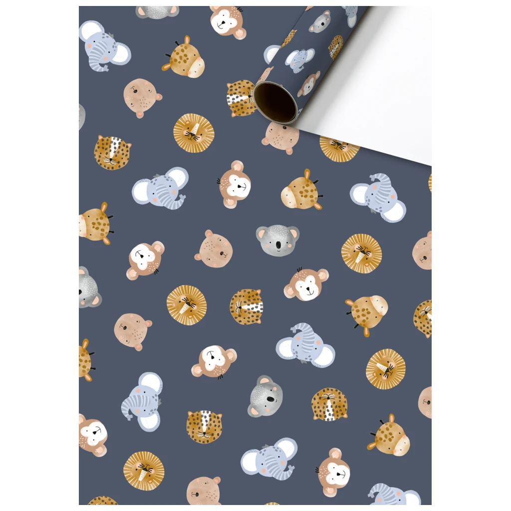 Geschenkpapier „Buba“ | 70 cm × 2 m, 70 g/m², blauviolett