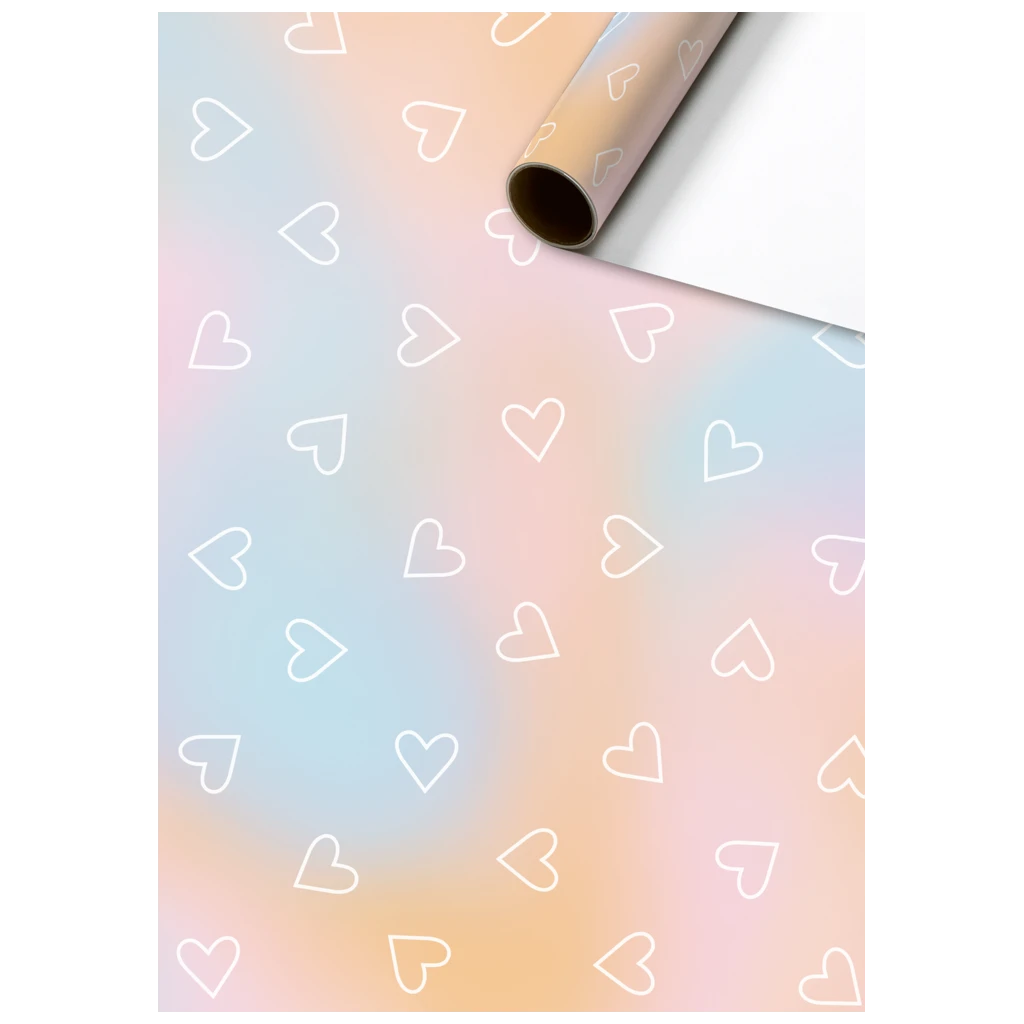Geschenkpapier „Kayla“ | 70 cm × 2 m, 80 g/m², mehrfarbig, pastell