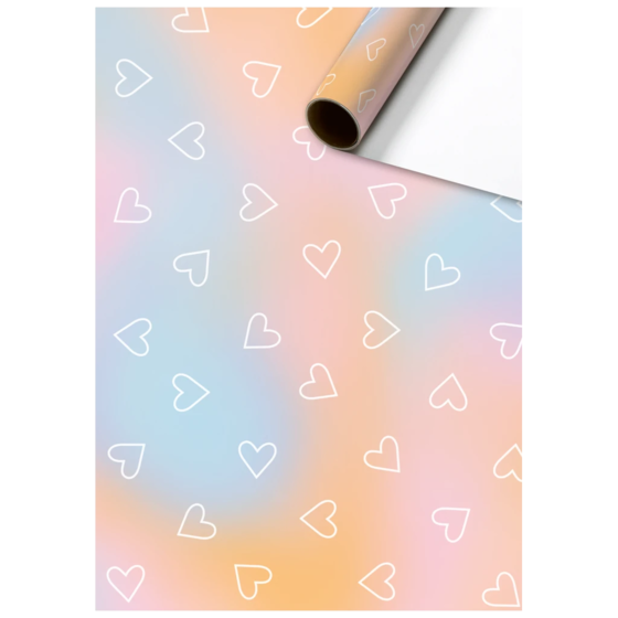 Geschenkpapier „Kayla“ | 70 cm × 2 m, 80 g/m², mehrfarbig, pastell