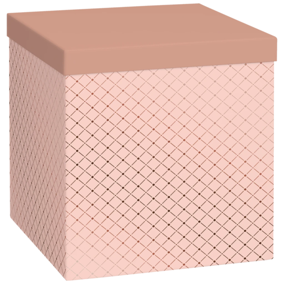 Geschenkbox „Min“ | 23×24×23 cm, 120 g/m², hellrosa