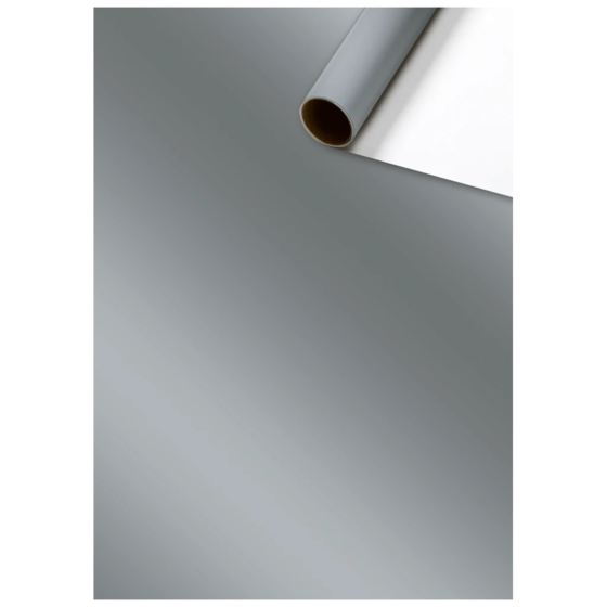 Geschenkpapier „Uni Plain“ One Colour | 70 cm × 2 m, 80 g/m², silber