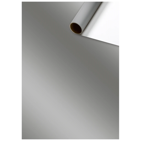 Geschenkpapier „Uni Plain“ One Colour | 70 cm × 2 m, 80 g/m², silber