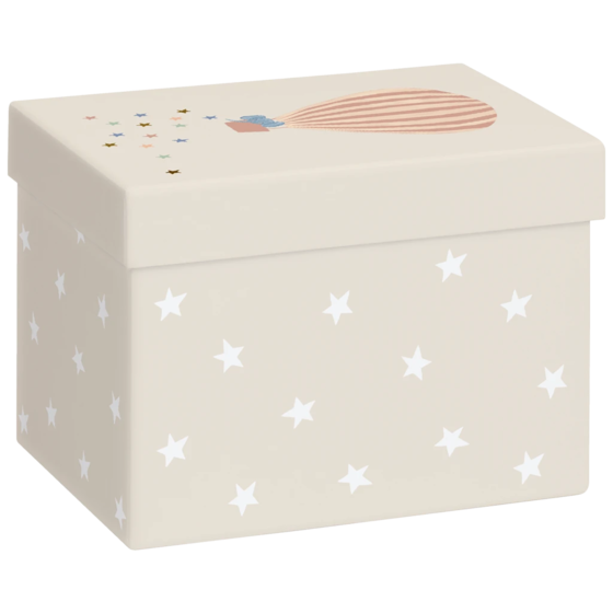 Geschenkbox „Mimmo“ | 12×12×16,5 cm, beige