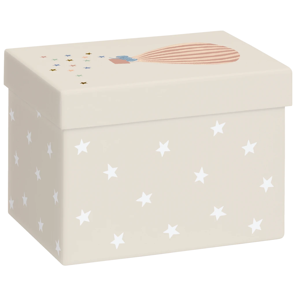Geschenkbox „Mimmo“ | 12×12×16,5 cm, beige