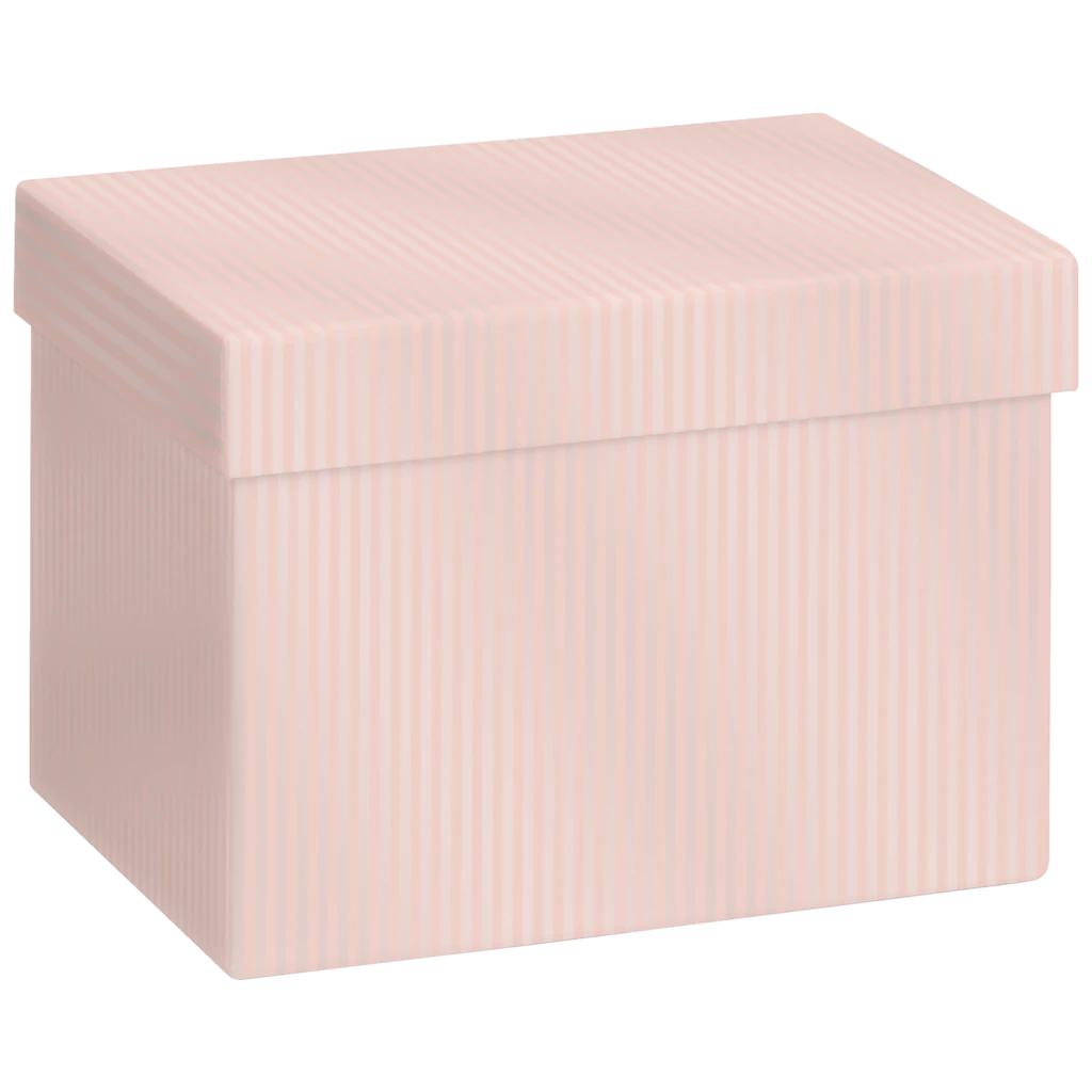 Geschenkbox „Paro“ | 12×12×16,5 cm, hellrosa