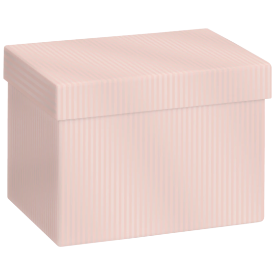 Geschenkbox „Paro“ | 12×12×16,5 cm, hellrosa