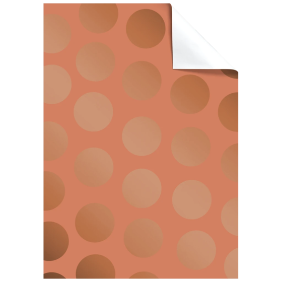 Papier cadeau « Vanda » | 50×70 cm, 76 g/m², terracotta
