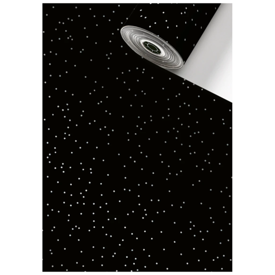 Gift Wrapping Paper Sécaré Roll | 70 cm × 100 m, 76 gsm, black