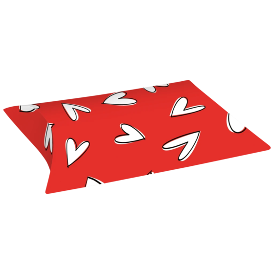 Faltschachtel „Riley“ | 11×2,5×11 cm, rot, 3 Stück