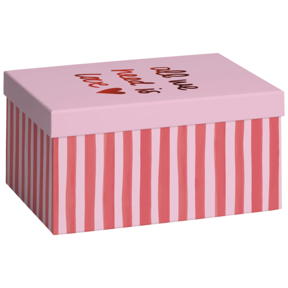 Gift Box “Amaia” | 16,5×12×24 cm, 120 gsm, rose/red