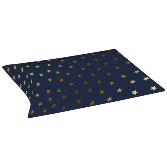 Faltschachteln „Malik“ | 10×11×2,5 cm, 210 g/m², dunkelblau, 3 Stück