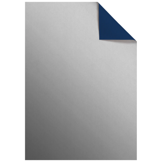 Geschenkpapier-Bogen „Uni Duplo“ | 100×70 cm, 70 g/m², silber