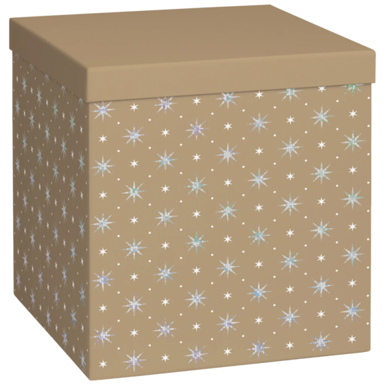 Geschenkbox „Zidonia“ | 23×24×23 cm, 120 g/m², gold
