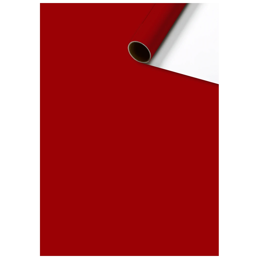 Geschenkpapier „Uni Plain“ One Colour | 70 cm × 2 m, 80 g/m², dunkelrot