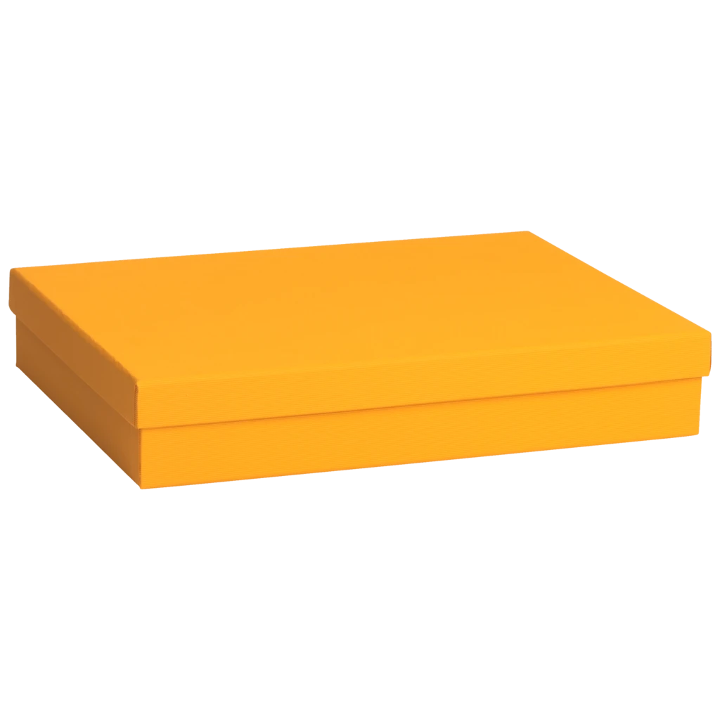 Geschenkbox One Colour | 33×6×24 cm, dunkelorange