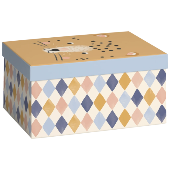 Geschenkbox „Buba“ | 16,5×12×24 cm, 120 g/m², mehrfarbig, pastell