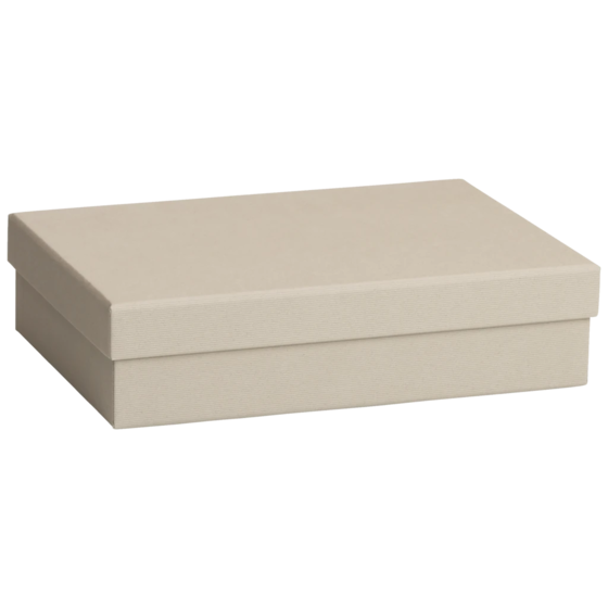 Geschenkbox One Colour | 24×6×16,5 cm, hellgrau