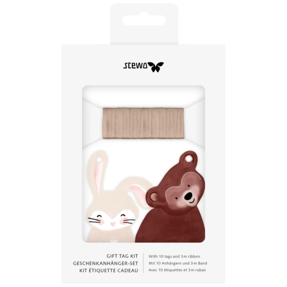 Geschenkanhänger-Set „Momo“ | mehrfarbig