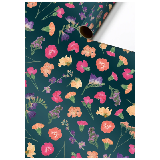 Gift Wrapping Paper “Maila” | 70 cm × 1,5 m, 76 gsm, petrol