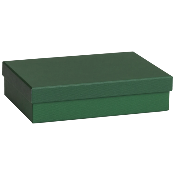 Geschenkbox One Colour | 24×6×16,5 cm, dunkelgrün