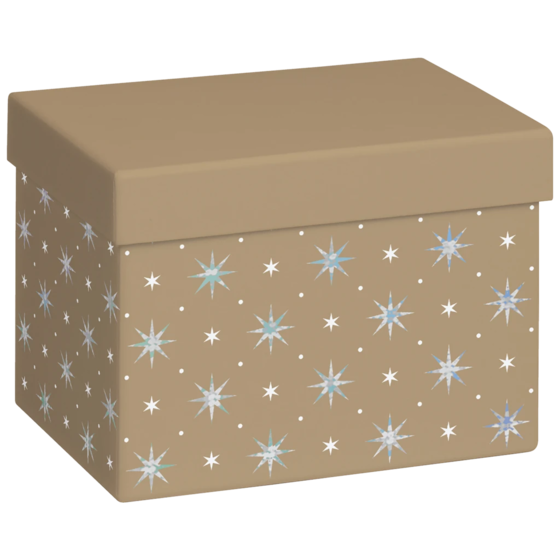 Geschenkbox „Zidonia“ | 12×12×16,5 cm, 120 g/m², gold