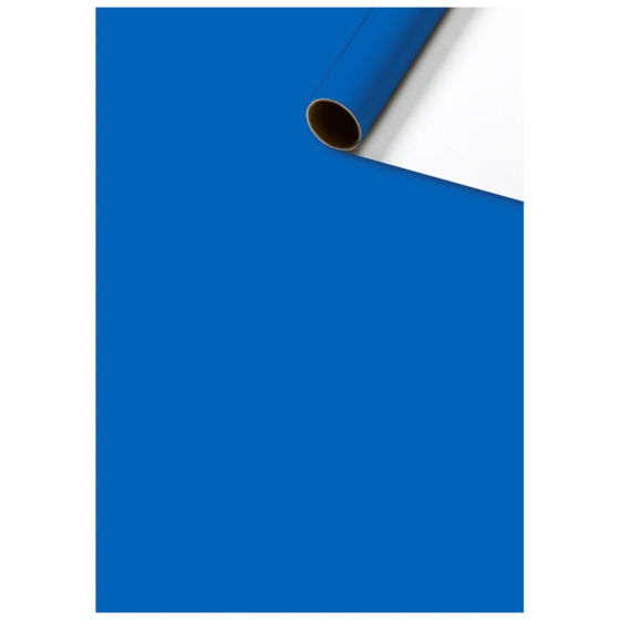 Gift Wrapping Paper “Uni Plain” One Colour | 70 cm × 2 m, 80 gsm, blue