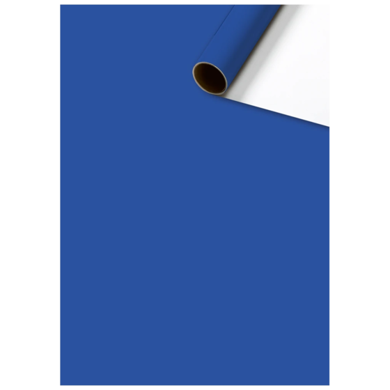Geschenkpapier „Uni Plain“ One Colour | 70 cm × 2 m, 80 g/m², blau