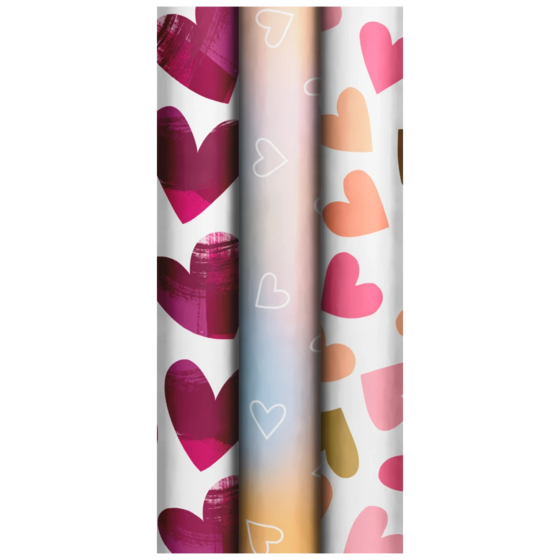 Geschenkpapier „Tender Moments“ | 70 cm × 2 m, 80 g/m², sortiert