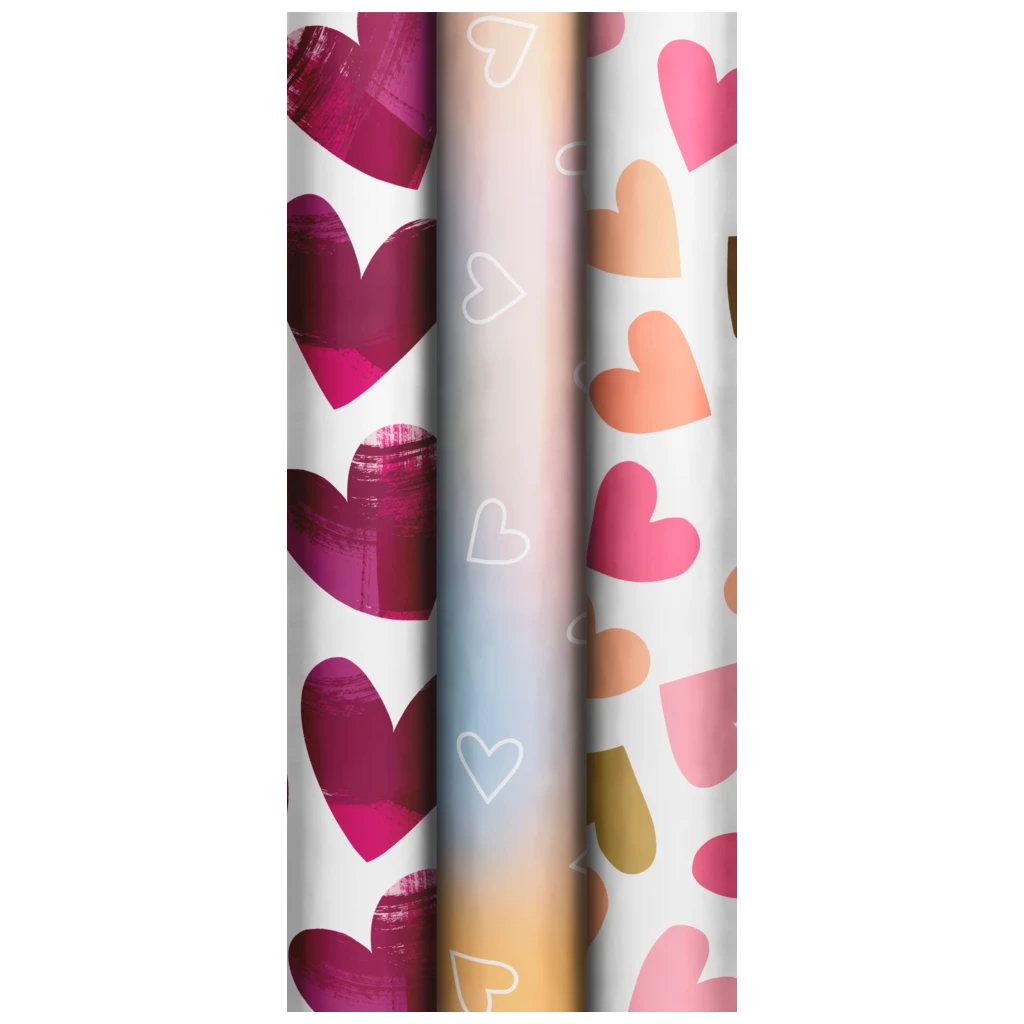 Geschenkpapier „Tender Moments“ | 70 cm × 2 m, 80 g/m², sortiert