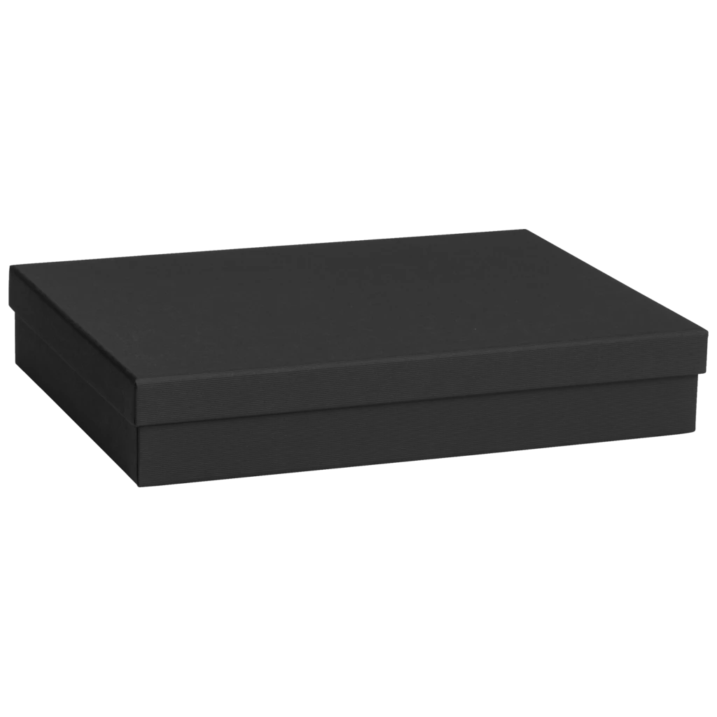Geschenkbox One Colour | 33×6×24 cm, schwarz