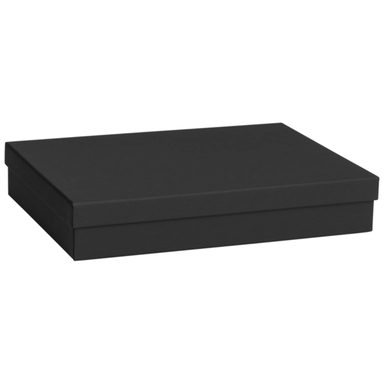 Geschenkbox One Colour | 33×6×24 cm, schwarz