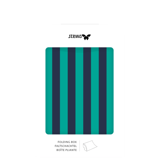 Faltschachteln „Starlett“ | 10×11×2,5 cm, 210 g/m², dunkelblau/türkis, 3 Stück
