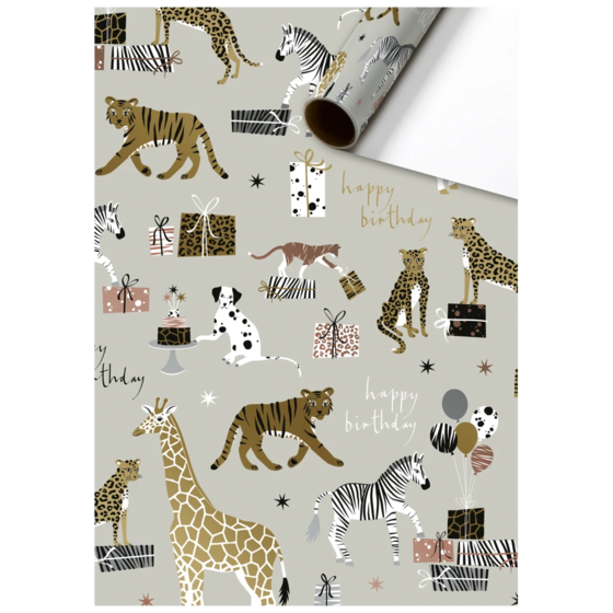 Geschenkpapier „Valentino“ | 70 cm × 2 m, 76 g/m², beige
