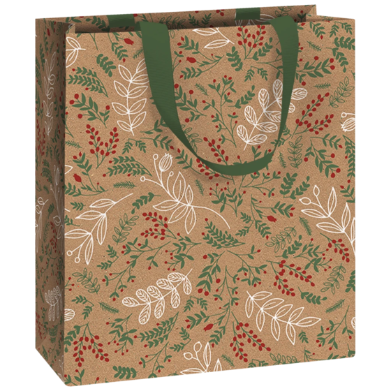 Geschenktasche „Jara“ | 18×21×8 cm, 250 g/m², braun