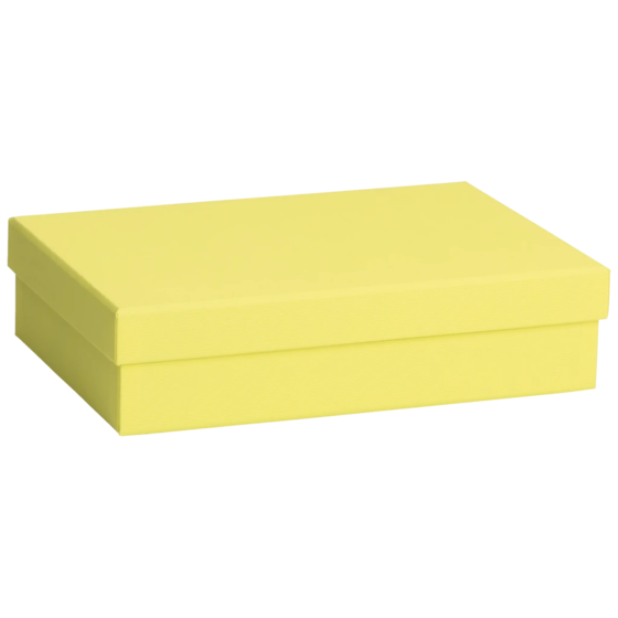 Geschenkbox One Colour | 24×6×16,5 cm, gelb