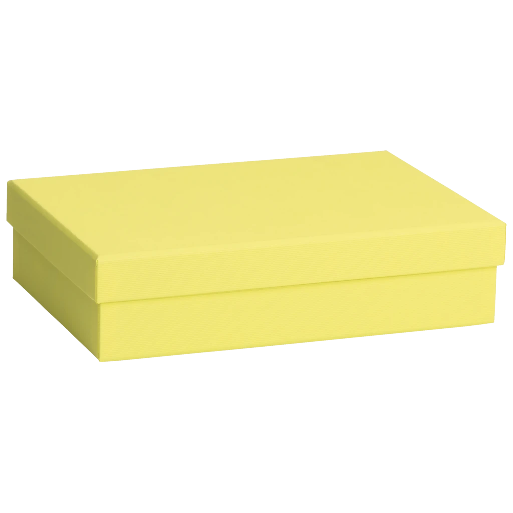 Geschenkbox One Colour | 24×6×16,5 cm, gelb