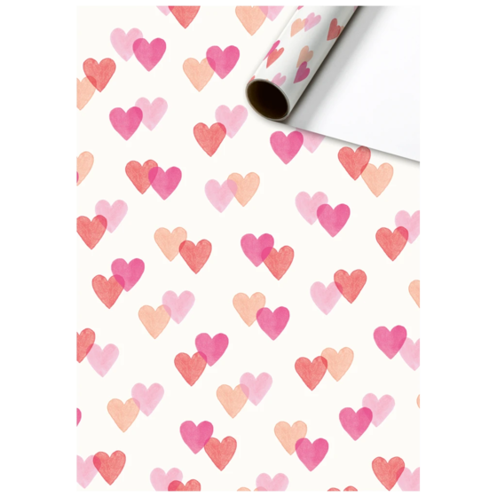Geschenkpapier „Laila“ | 70 cm × 2 m, 80 g/m², weiß