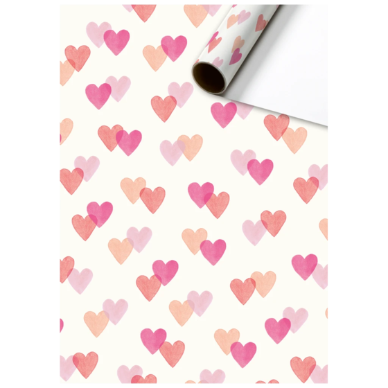 Geschenkpapier „Laila“ | 70 cm × 2 m, 80 g/m², weiß