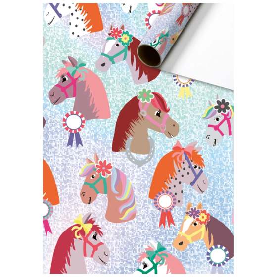 Geschenkpapier „Bonny“ | 70 cm × 1,5 m, 76 g/m², regenbogen